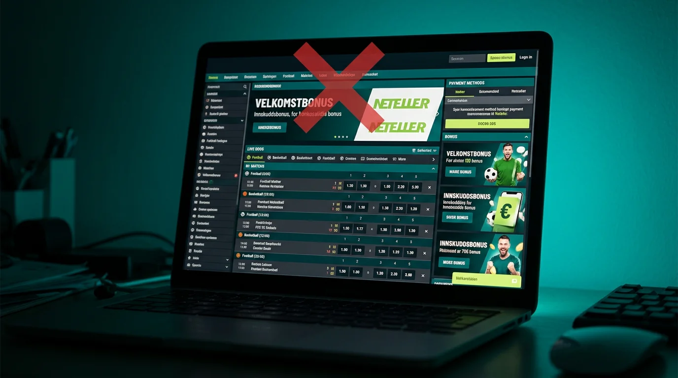 Forklaring av bonusekskludering for Neteller-innskudd hos bettingsider