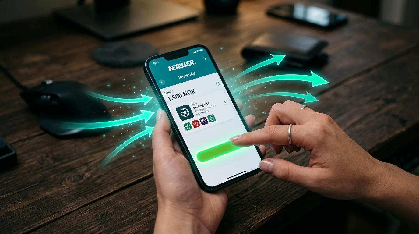 Steg-for-steg-guide til Neteller innskudd og uttak hos bettingsider