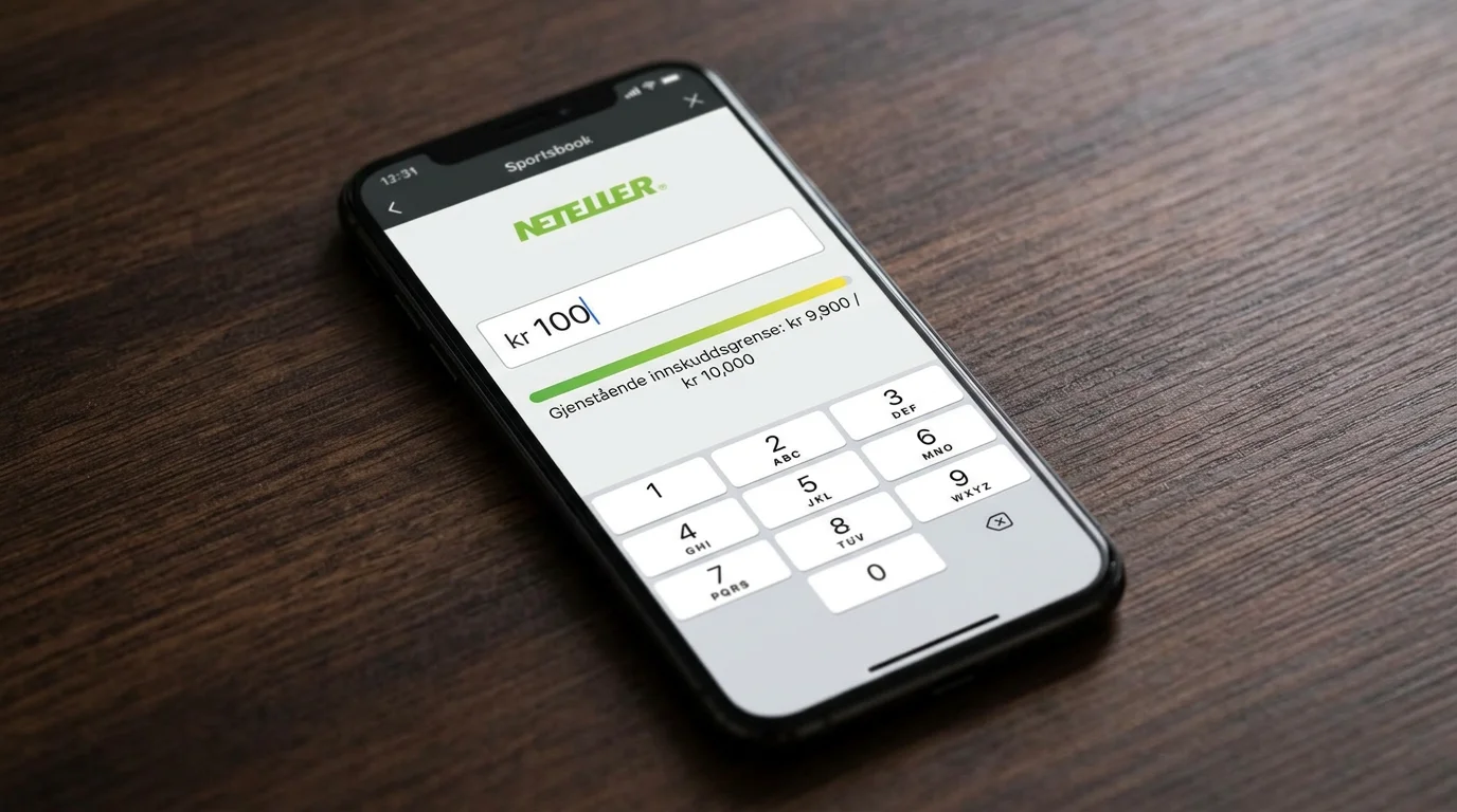 Oversikt over Neteller innskudds- og uttaksgrenser hos ulike sportsbooks