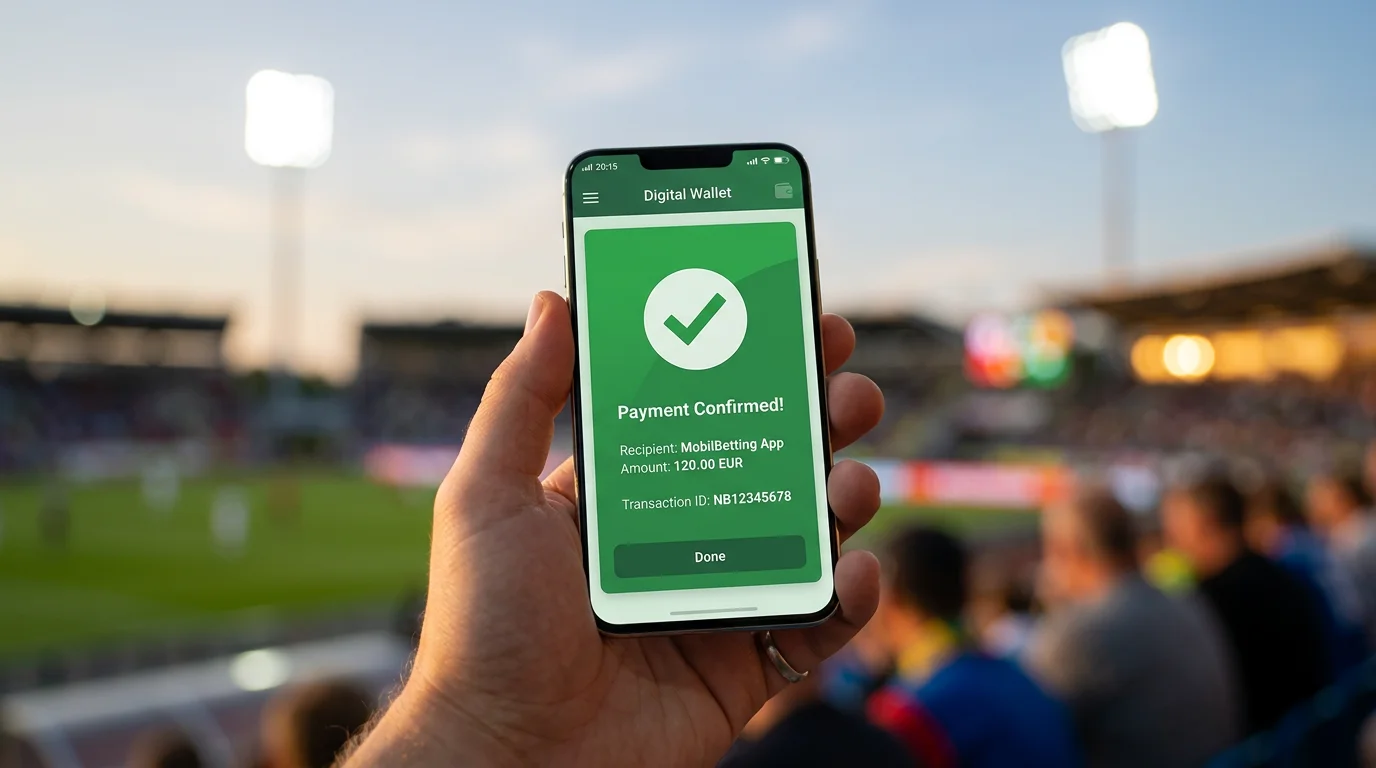 Neteller-appen brukt for mobilbetting på smarttelefon